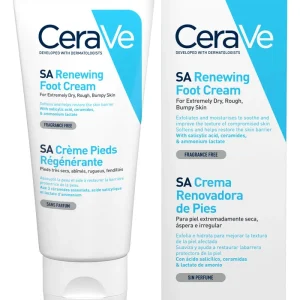CREMA RENOVADORA DE PIES, CERAVE 88ML.